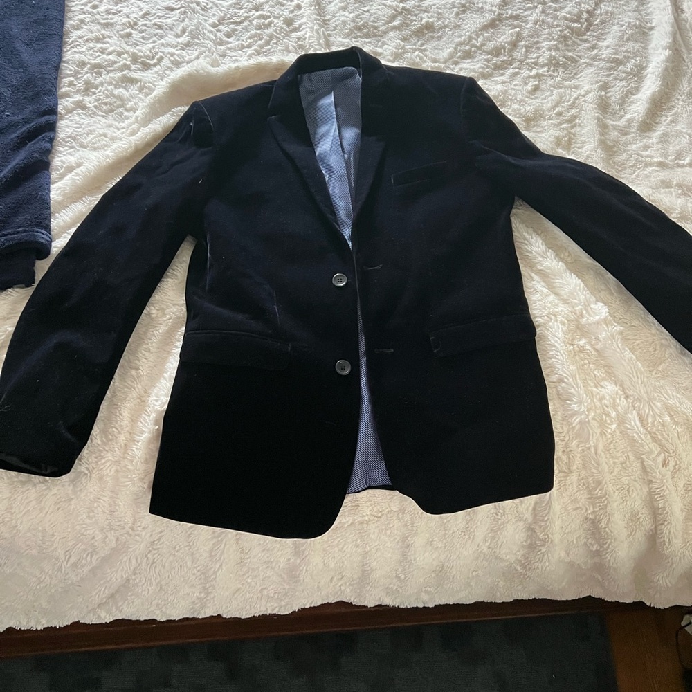 Isaac Mizrahi Black Velvet Blazer Size 18